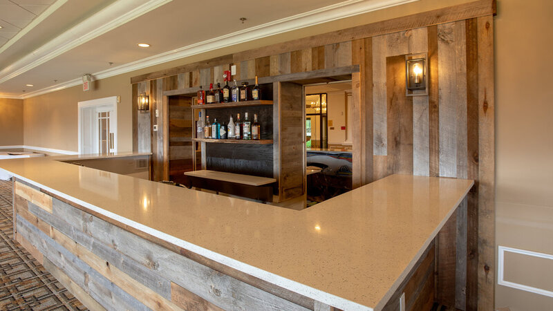 Private bar in event room